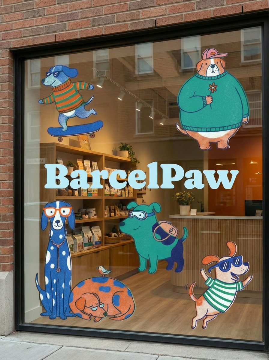 BarcelPaw window